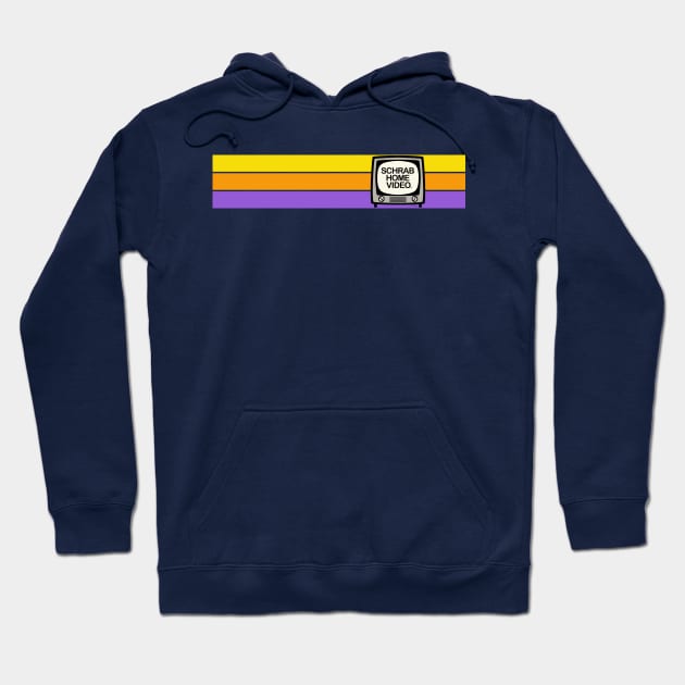 Schrab Home Video Stripes Hoodie by RobSchrab